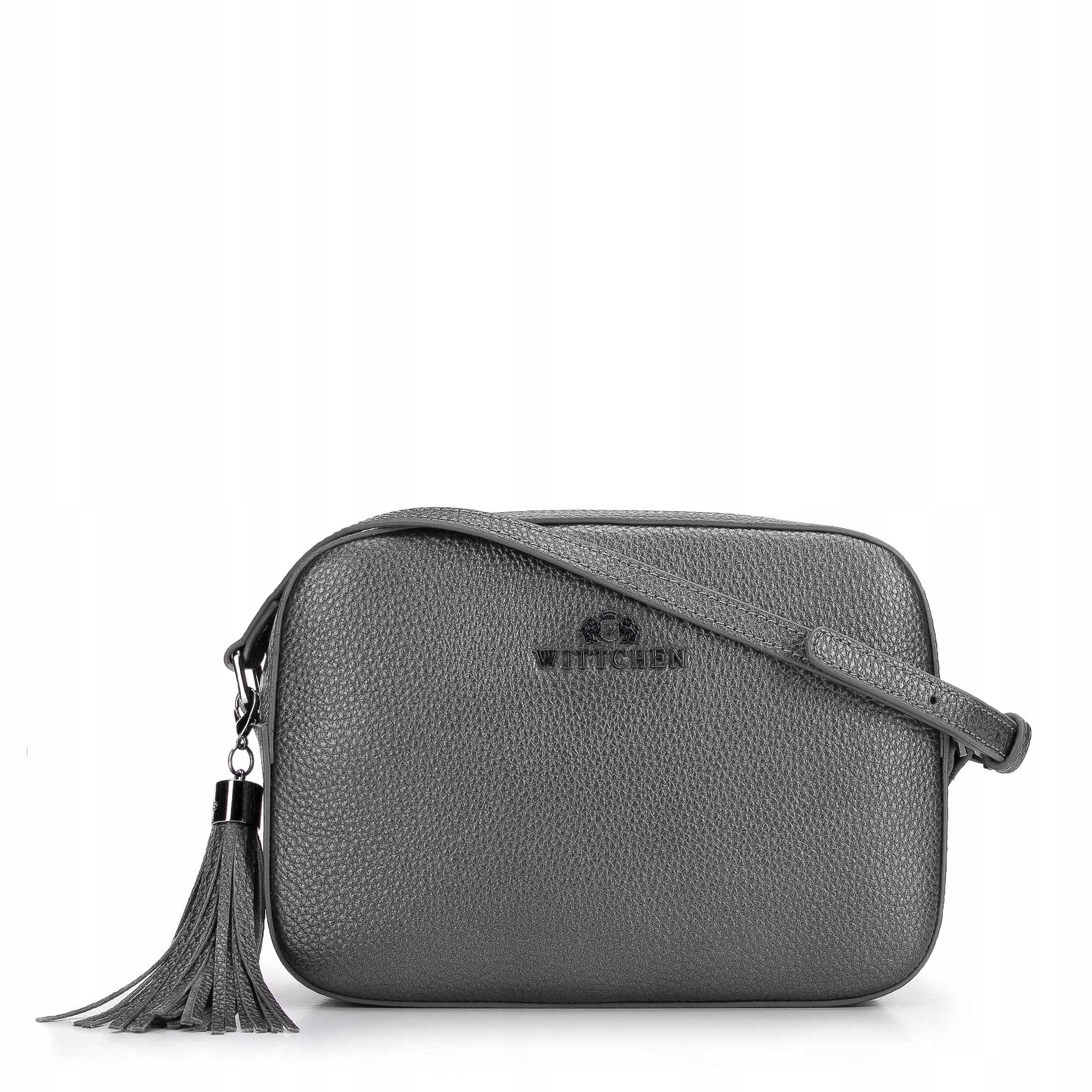 Torebka ELEGANCE listonoszka Wittchen 29-4E-014-S SZARA mała Marka WITTCHEN