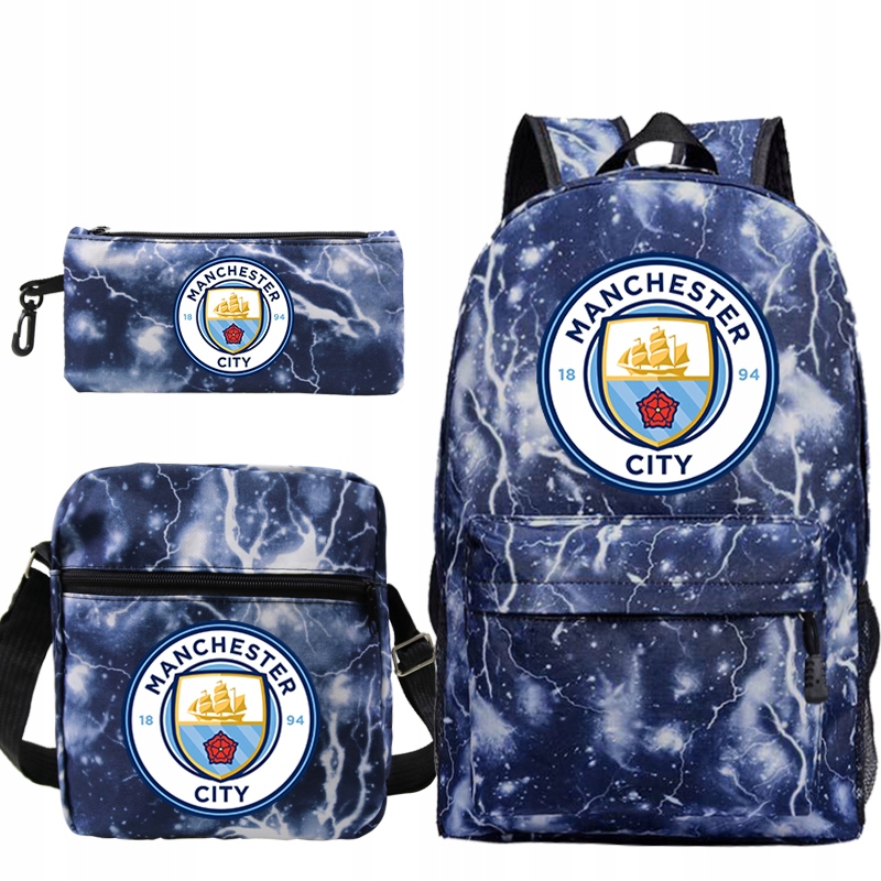 ZESTAW PLECAK TORBA PIÓRNIK MANCHESTER CITY WZORY EAN (GTIN) 6933341648348