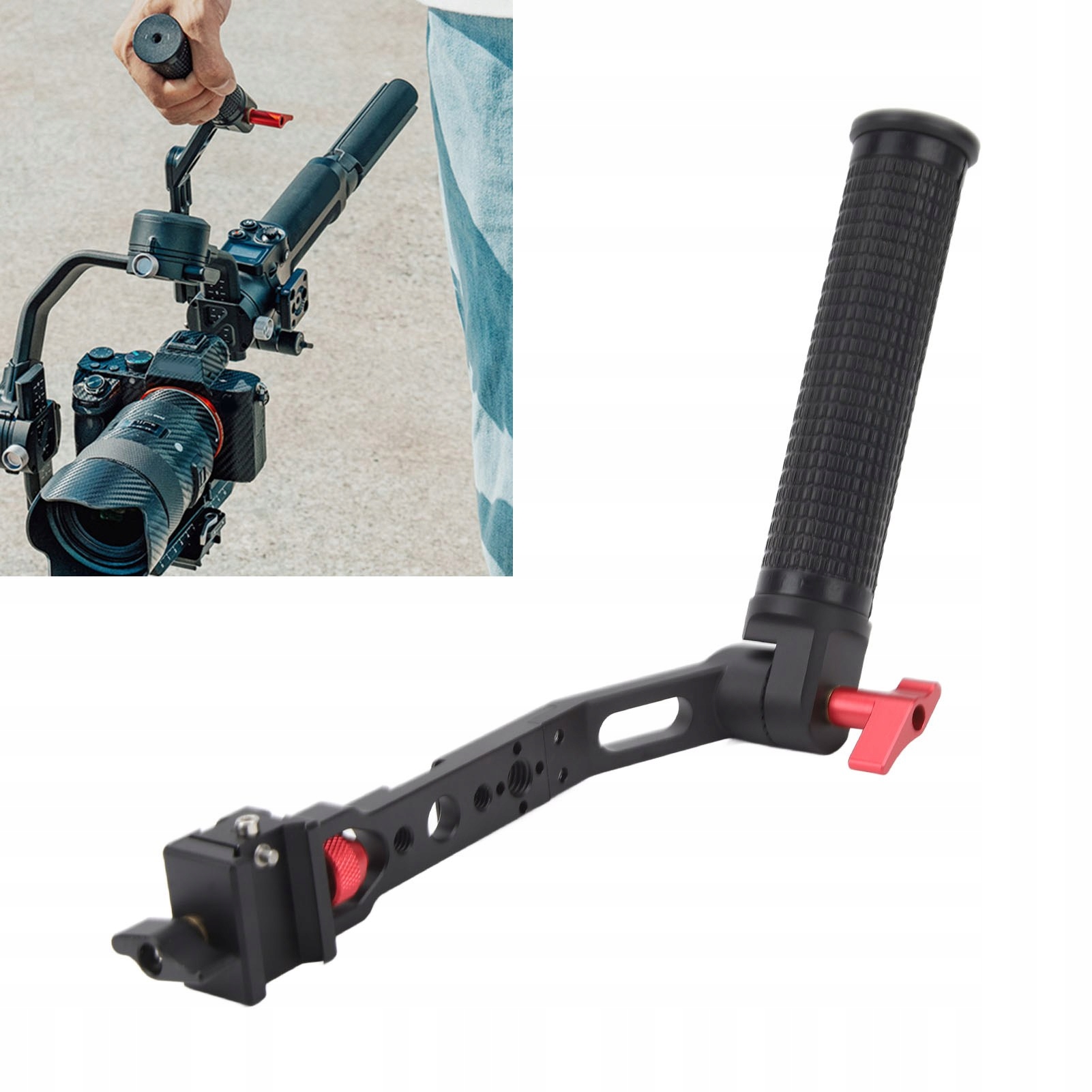 Gimbal Stabilizátor Držák Rukojeti Pro Dji Ronin RS2 RSC2 RS3 Nastavitelný