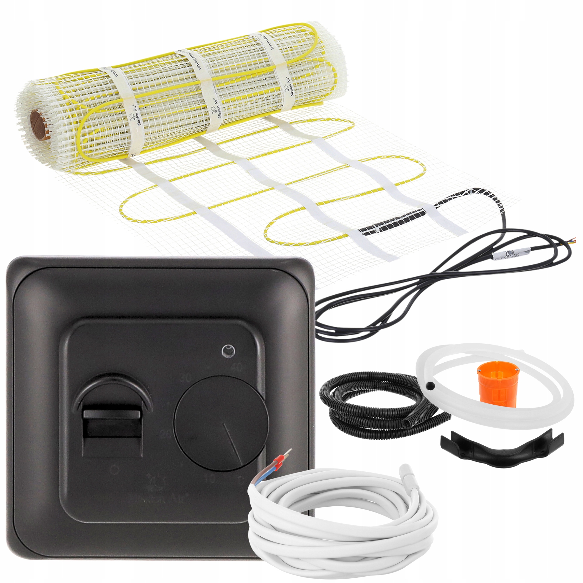 Sada podlahového vykurovania podlahy vykurovacia rohož 160 W/m² 3 m²