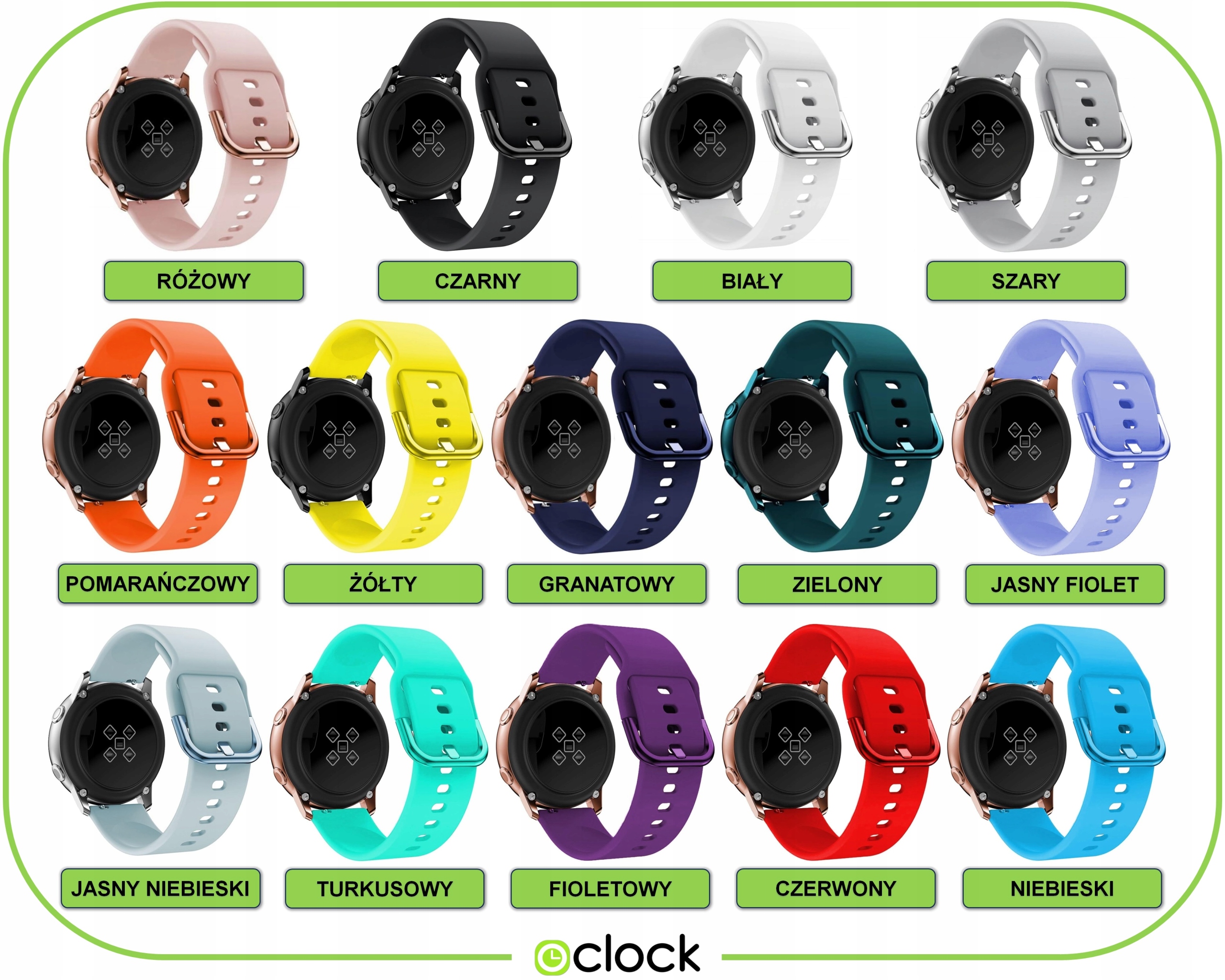 PASEK OPASKA BRANSOLETA DO GARETT KIDS ESSA 4G 18mm | DUŻO KOLORÓW | JAKOŚĆ Producent inny