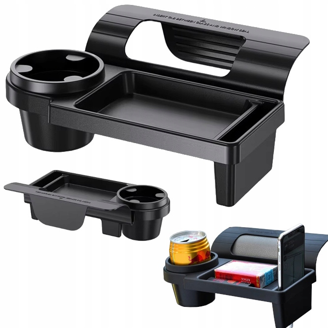 Uchwyt Na Kubek Telefon Półka Organizer Na Drzwi Boczek Stolik