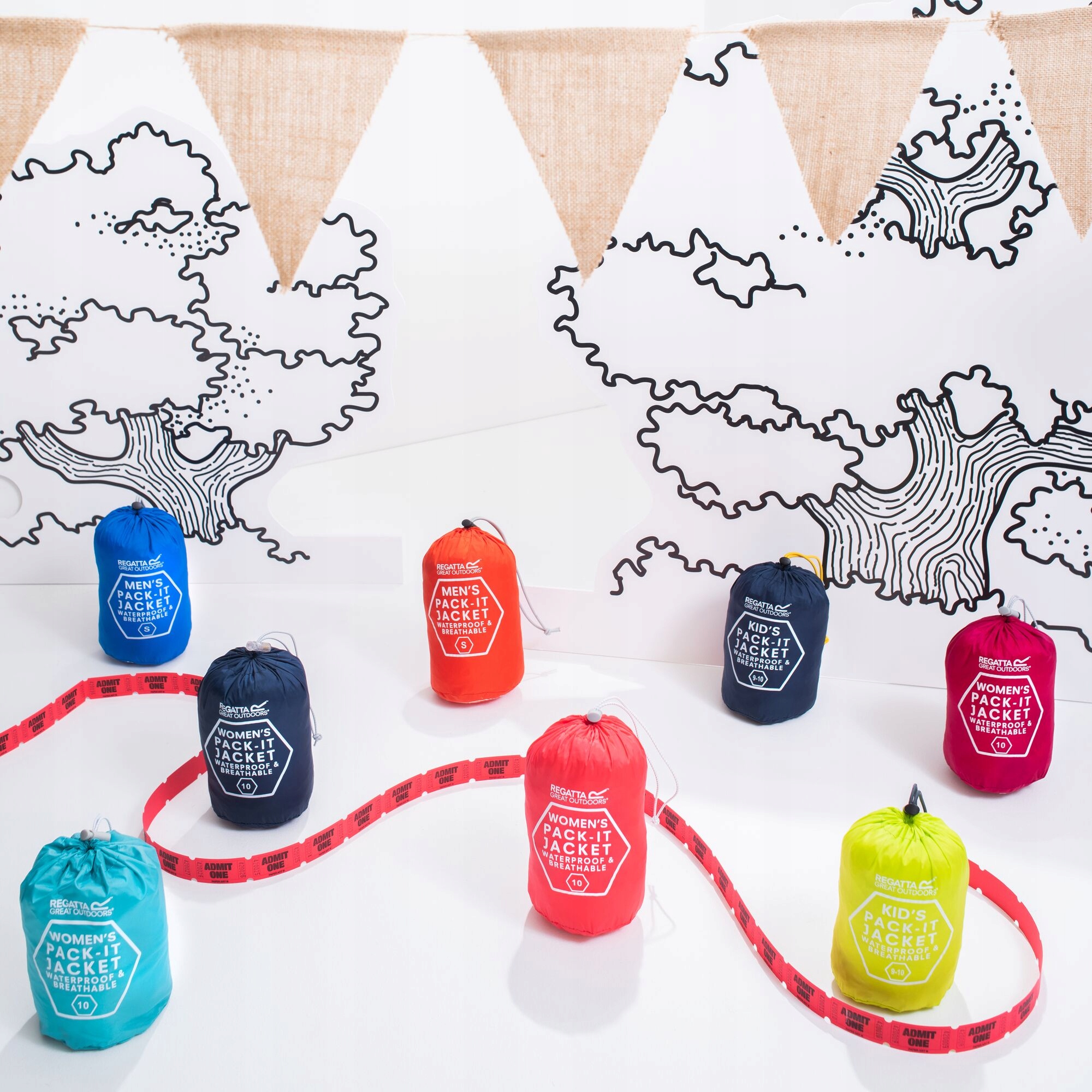 Kurtka Przeciwdeszczowa Damska Wodoodporna Lekka Zielona Pack It Regatta L Kolekcja Pack-It