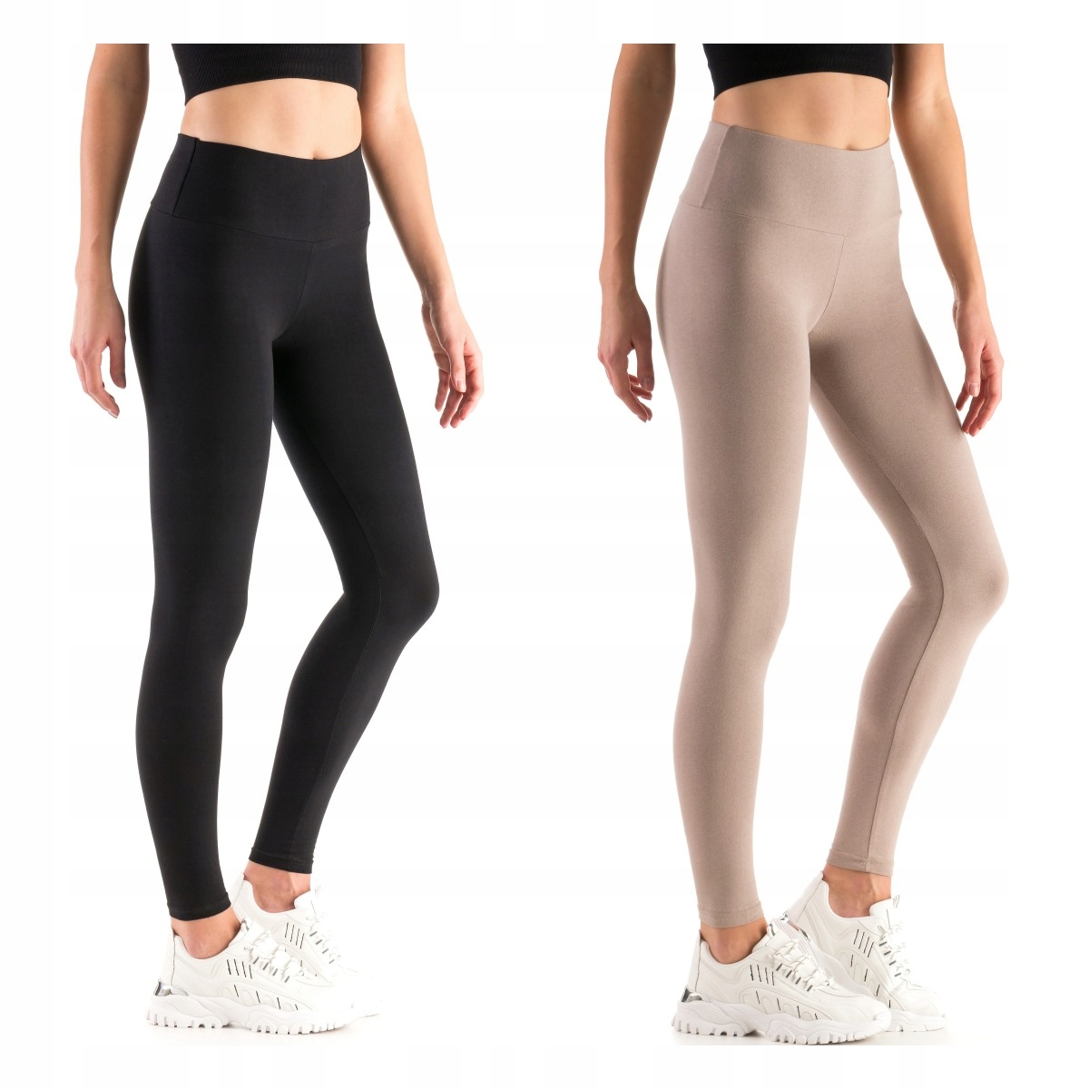

2X Legginsy Z Wysokim Stanem Wyszczuplające Lwp