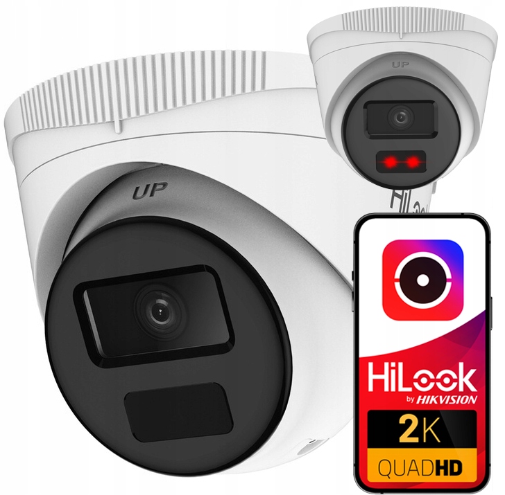 4MPx Ip kamera HiLook by Hikvision IPC-T241H-C 2.8MM Venkovní aplikace