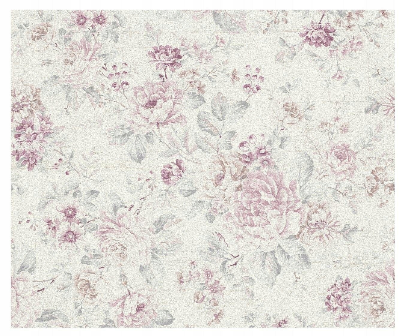 

Tapeta Decoupage Kwiat Stary Tynk Tapety Ścienne