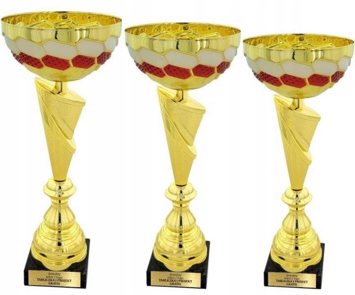 Sada pohárů v Polské národních barvách 35-32-31 cm Gravírky Bonus