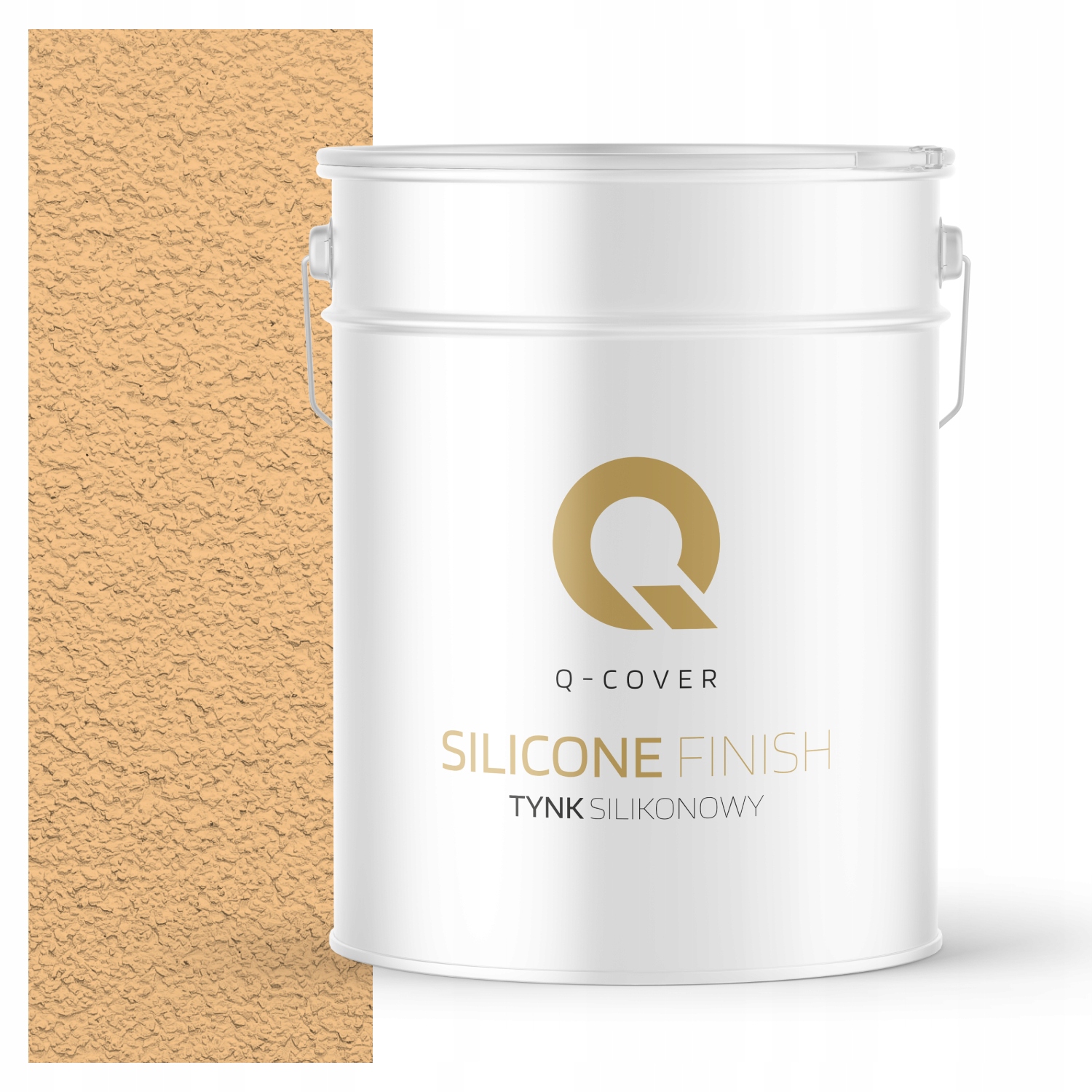 Silikonová Fasádní Omítka Oranžová Světlá 15 Kg Granulace 1.0 mm F764
