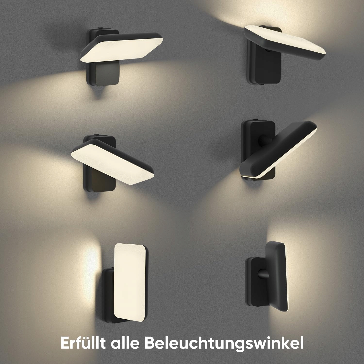 BRIGHTOWER Lampa Zewnętrzna LED IP65 Wodoodporna 3000K 2 Sztuki — miniatura 6