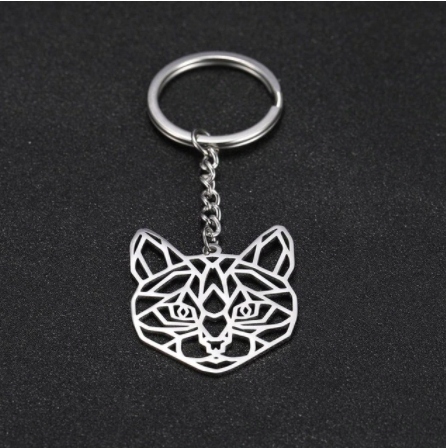 BRELOK, breloczek do kluczy, KOT, kotek, kitten Wzór dominujący zwierzęcy