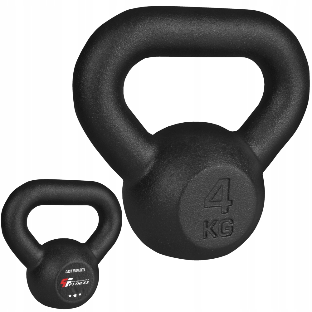 

Kettlebell Żeliwny 4kg Kula