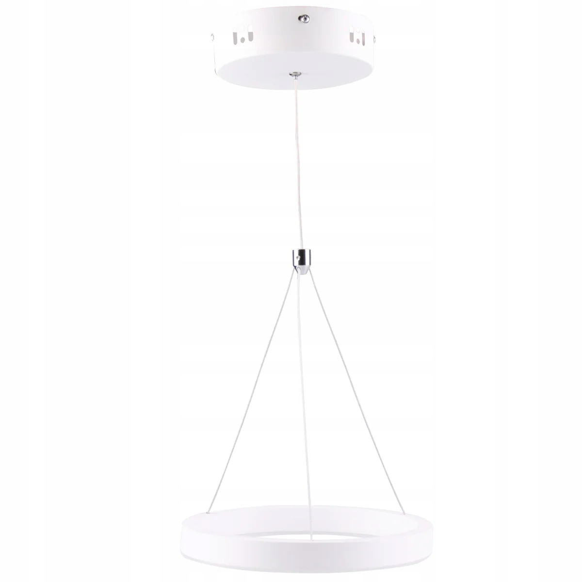 Závěsná lampa lustrová bílá kulatý Led neutrální moderní 20 cm Polux