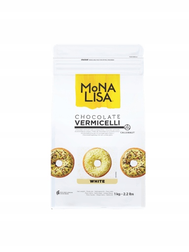 Levně Mona Lisa bílá posypka Vermicelli White 1 kg