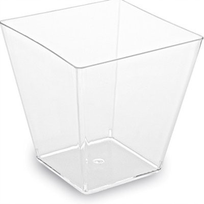 PUCHARKI KUBKI FINGERFOOD 60ml50szt NA PRZEKĄSKI DESERY KWADRATOWE Marka Guillin