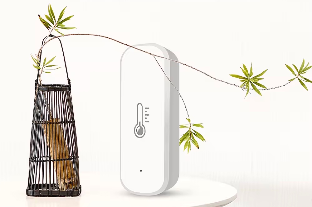 Termometr Higrometr Inteligentny Czujnik Wilgoci Temperatur WiFi TUYA Smart Komunikacja WiFi