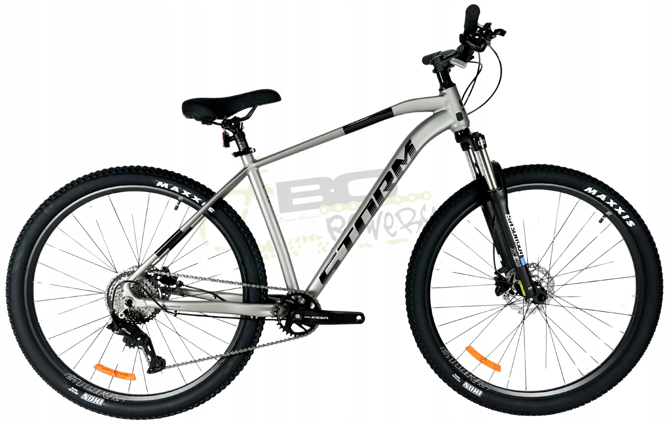 Rower Górski Mtb Storm Shark 4.0 rama 19 29 srebrny mat 2025 1x8