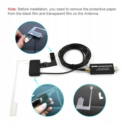 ANTENA DAB ADAPTER DO RADIA Z SYSTEMEM ANDROID Model DAB +Android