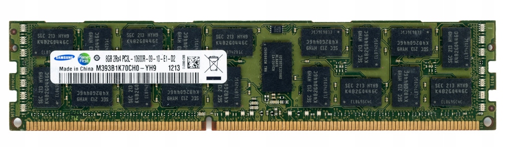 Samsung M393B1K70CH0-YH9 8GB DDR3 1333MHz Reg Ecc
