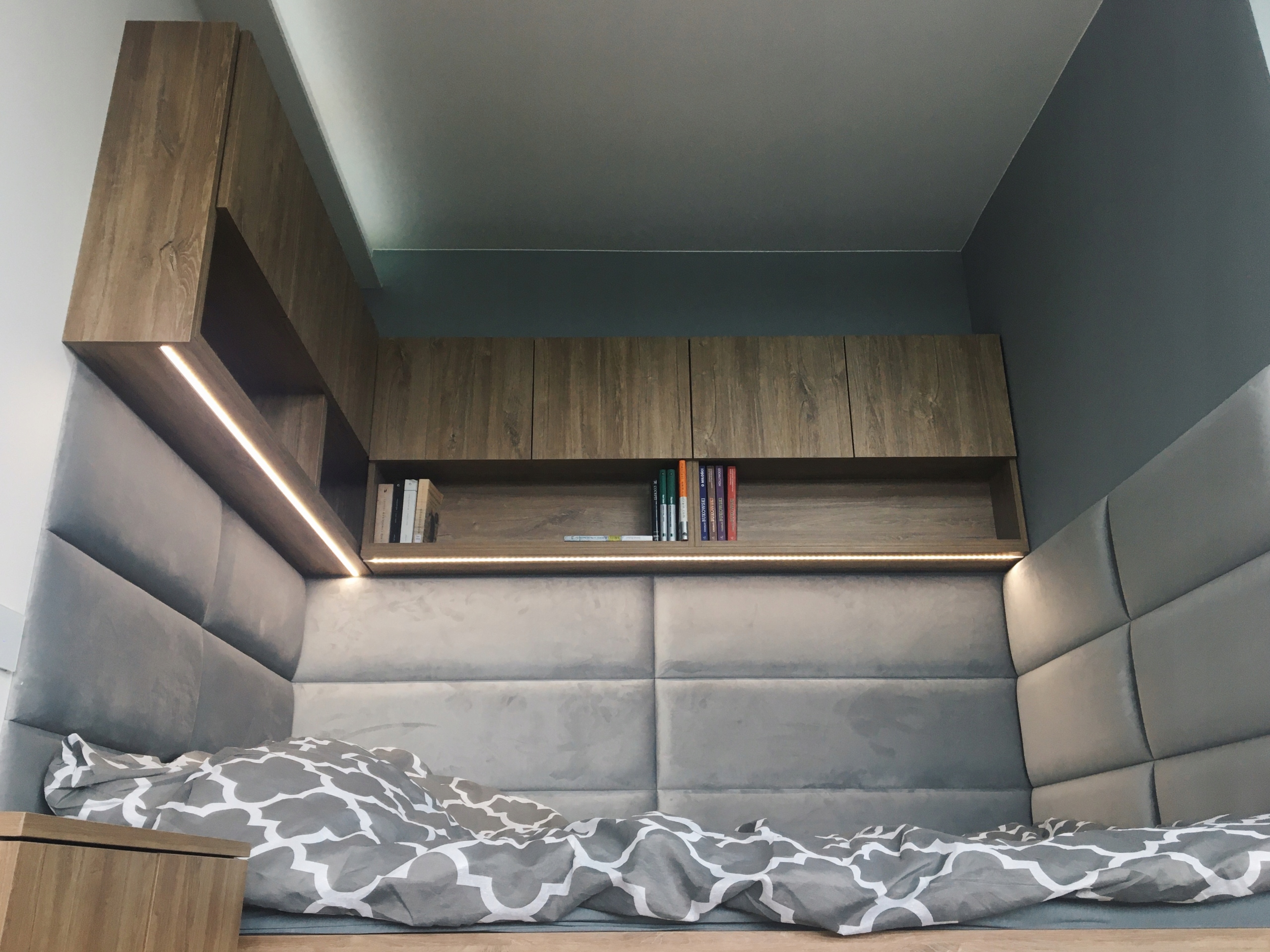 Panele tapicerowane 40x60 cm wezgłowie Szerokość mebla 60 cm