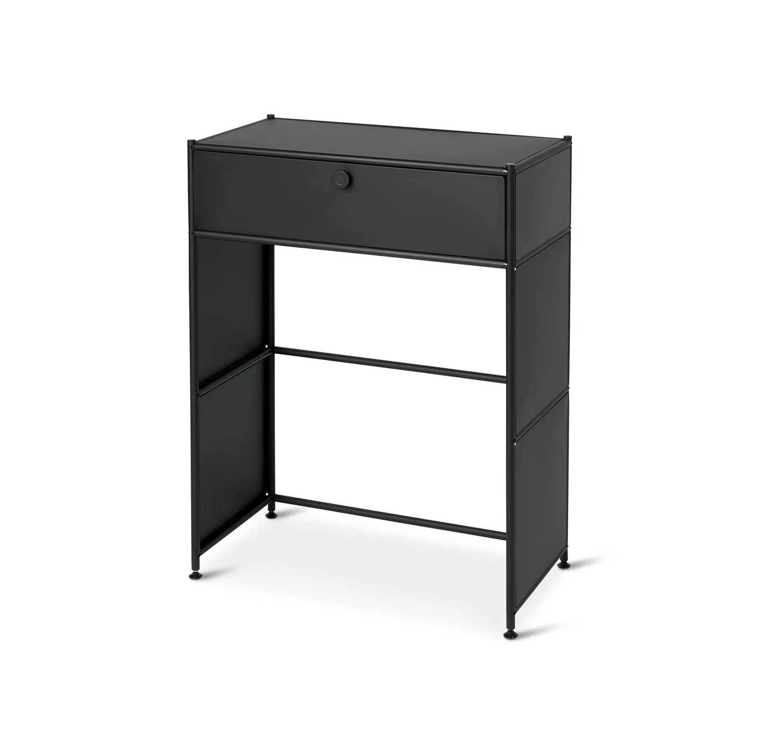 Kovová konzola CN3 s čiernou zásuvkou