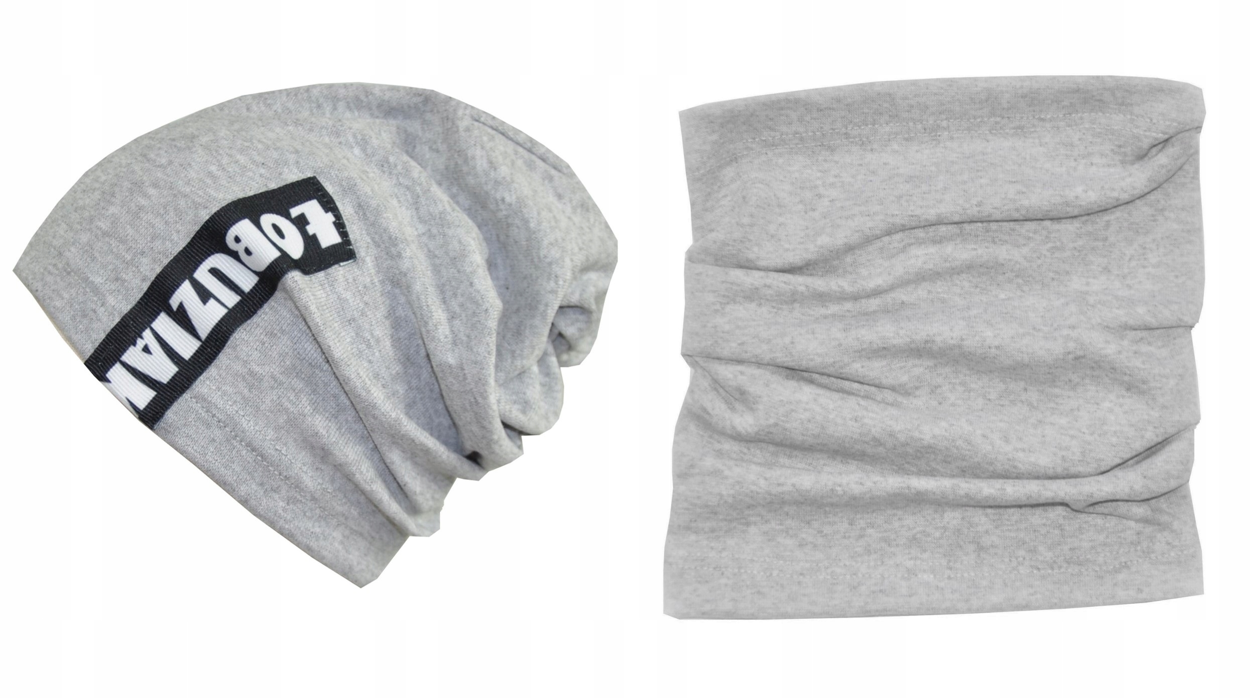 KOMPLET CZAPKA KOMIN CHŁOPIĘCY WIOSENNY 52-54 4-8L