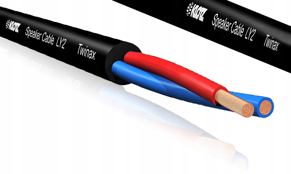

Przewód kabel głośnikowy Klotz LY240T Ofc 2x4,0mm2