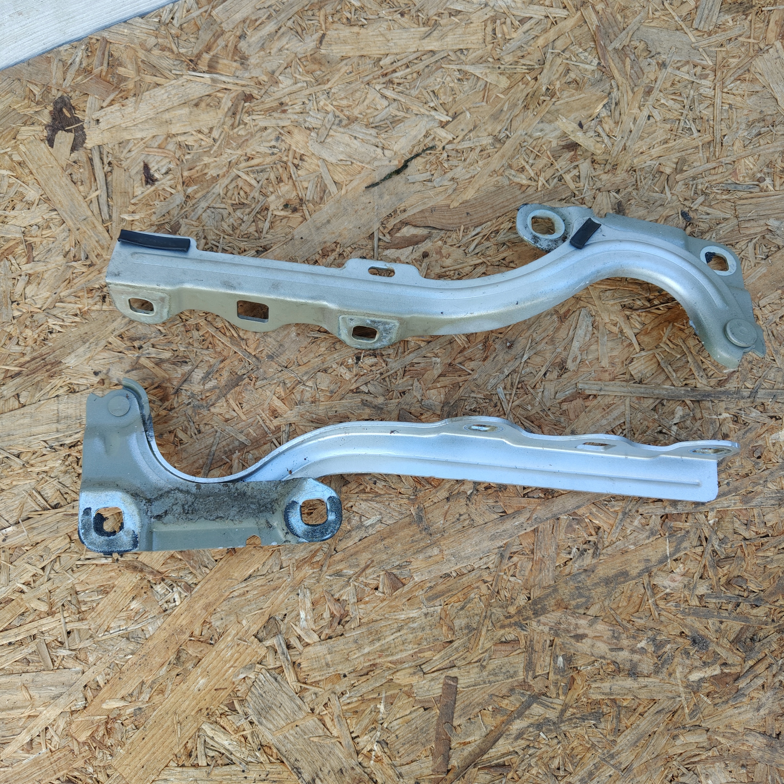 bonnet hinges right left KOMPLET OPEL CROSSLAND X silver