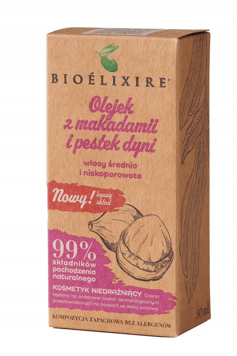 

Bioelixire Organic Olejek z makadamii 50ml
