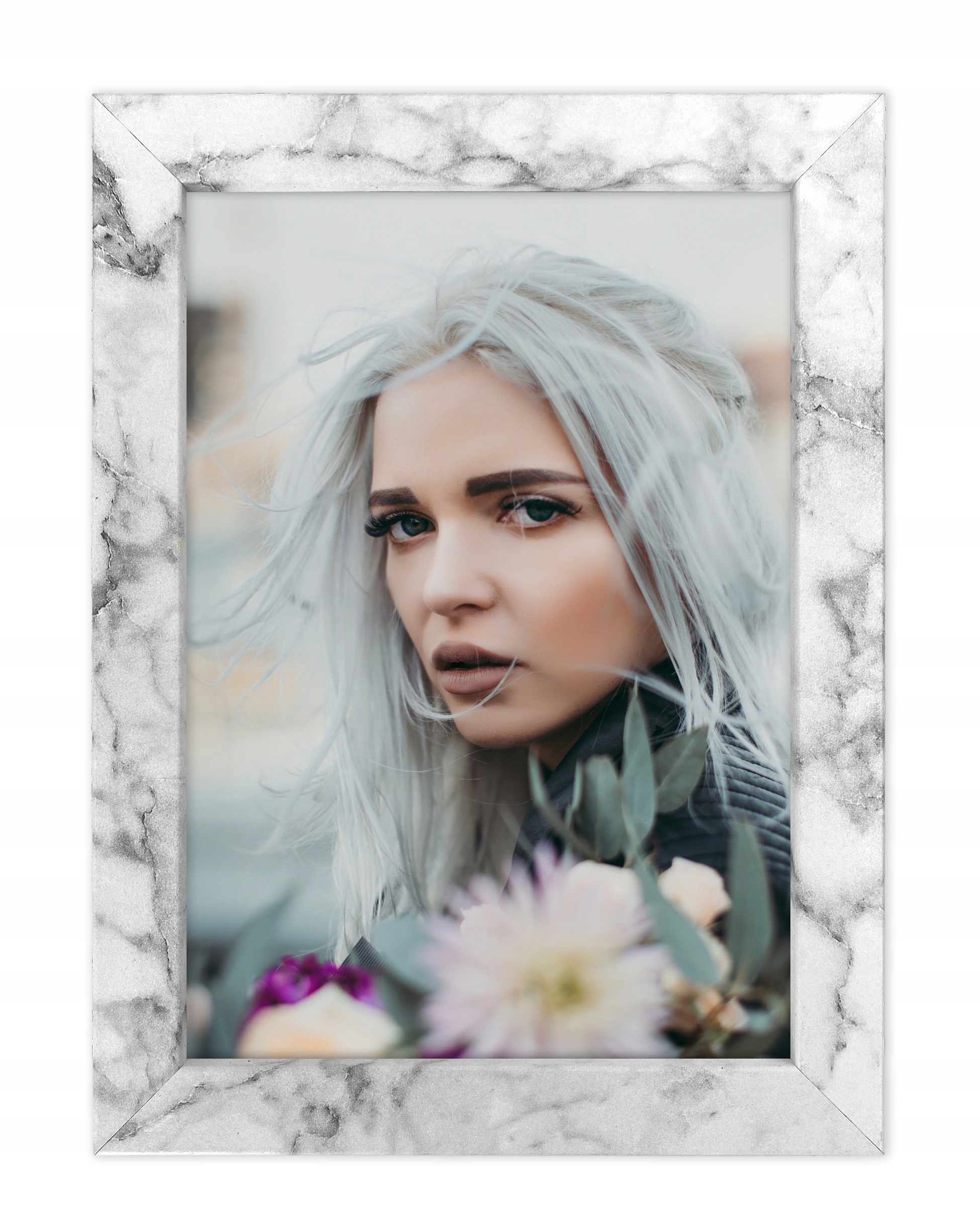 

Ramka na zdjęcie dyplom 15x21 Italia Marmur