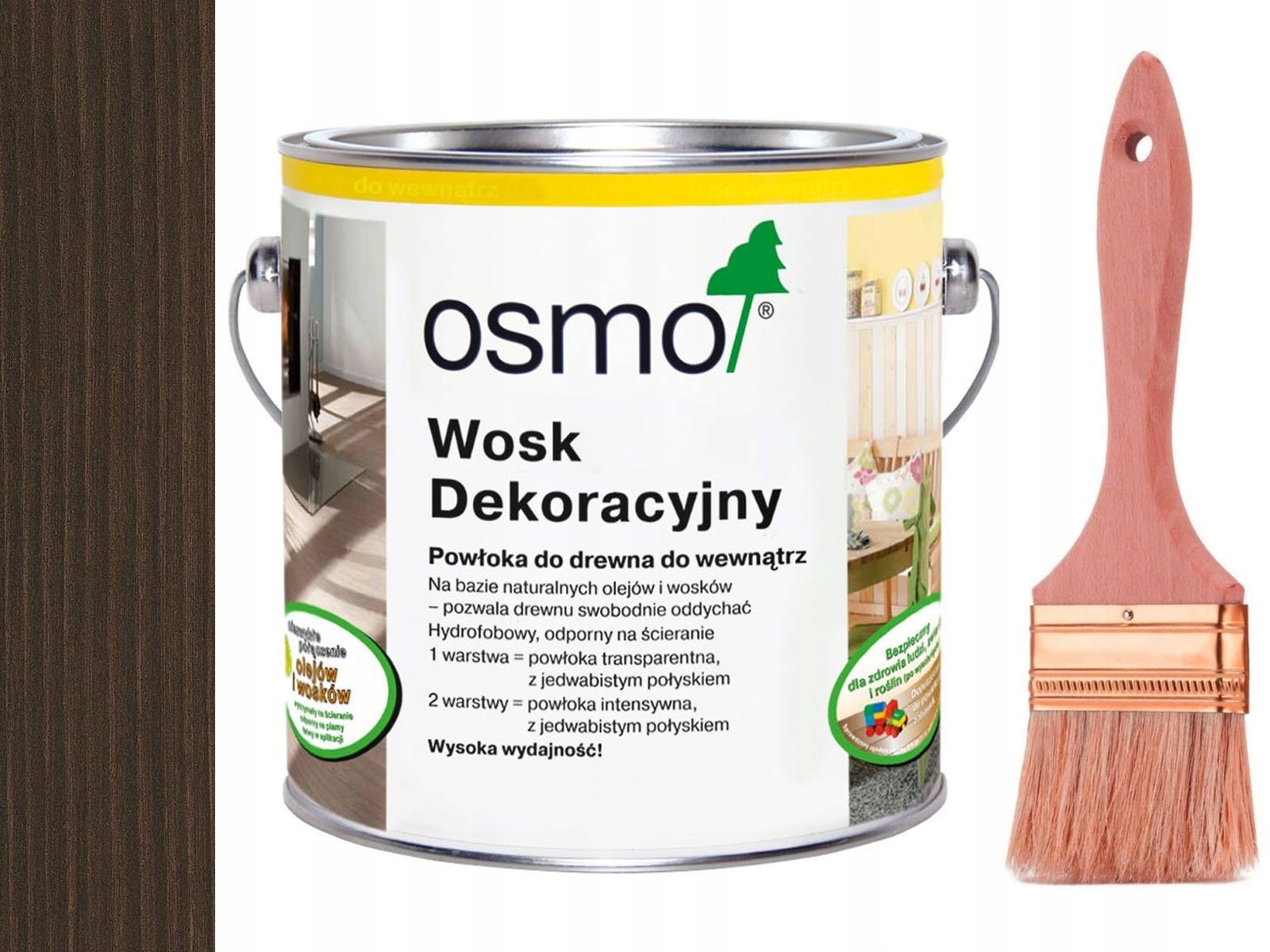 

Osmo Wosk Dekoracyjny 3161 Heban 0,75