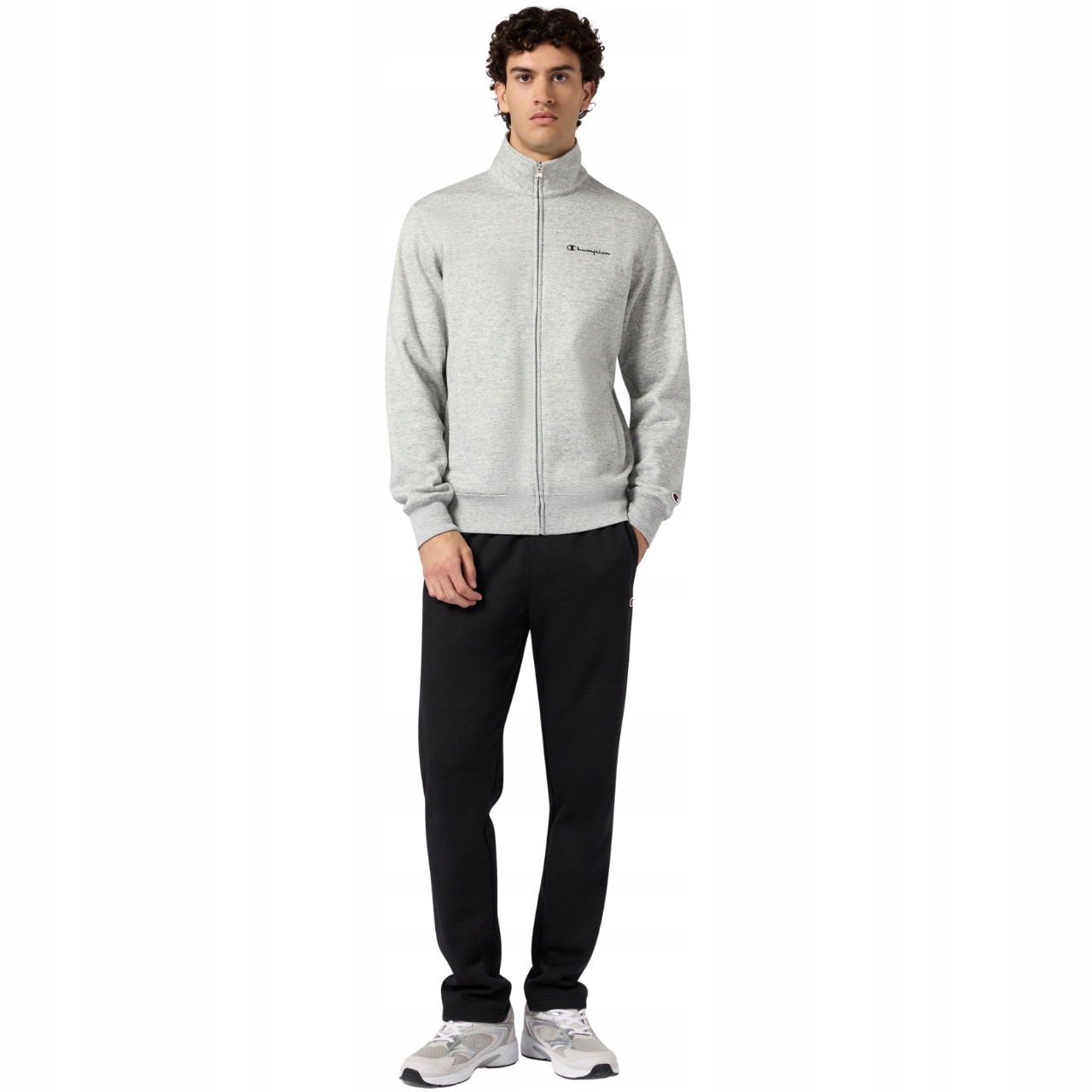 Teplákovka pánský Champion Sweatsuit černo-šedý 221786 EM021 M