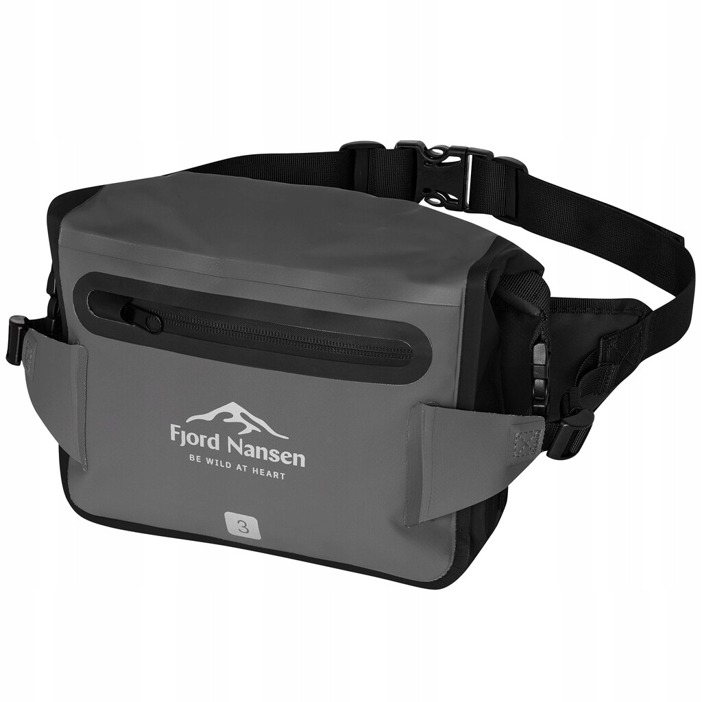 Bederní taška Ledvinka voděodolná Fjord Nansen Hip Bag 3 l Grey