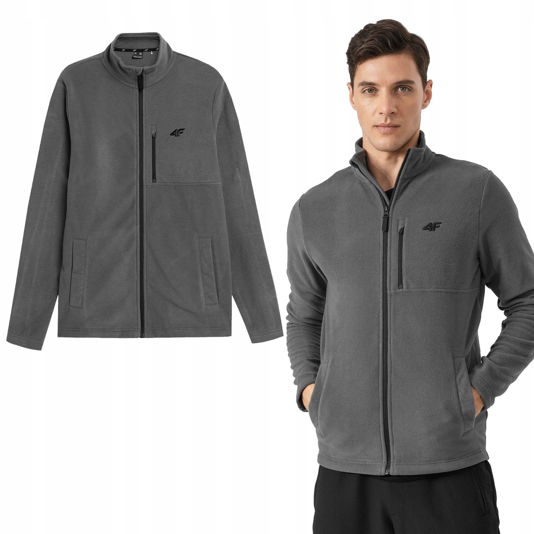 

Polar Męski Bluza 4F PLM352 Szary Premium 3XL