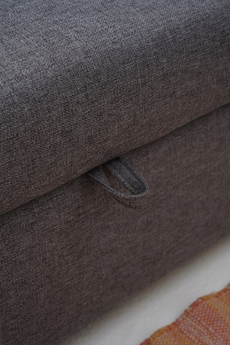 Tapczan młodzieżowy FENIKS 80x200 łóżko jednoosobowe z pojemnikiem szary Kolekcja Feniks