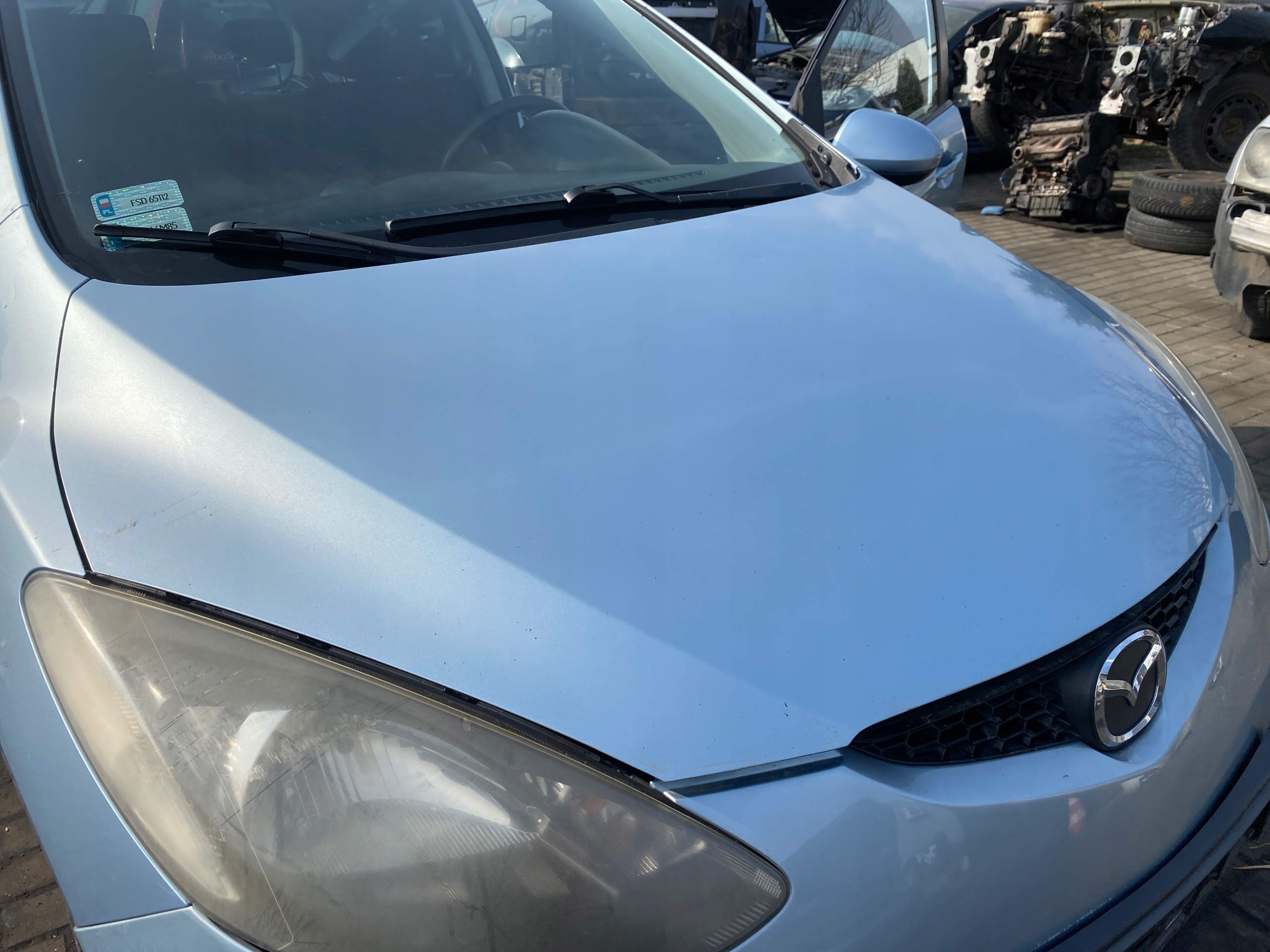 Mazda 2 II 07-15 Capot kod lakieru 33Y
