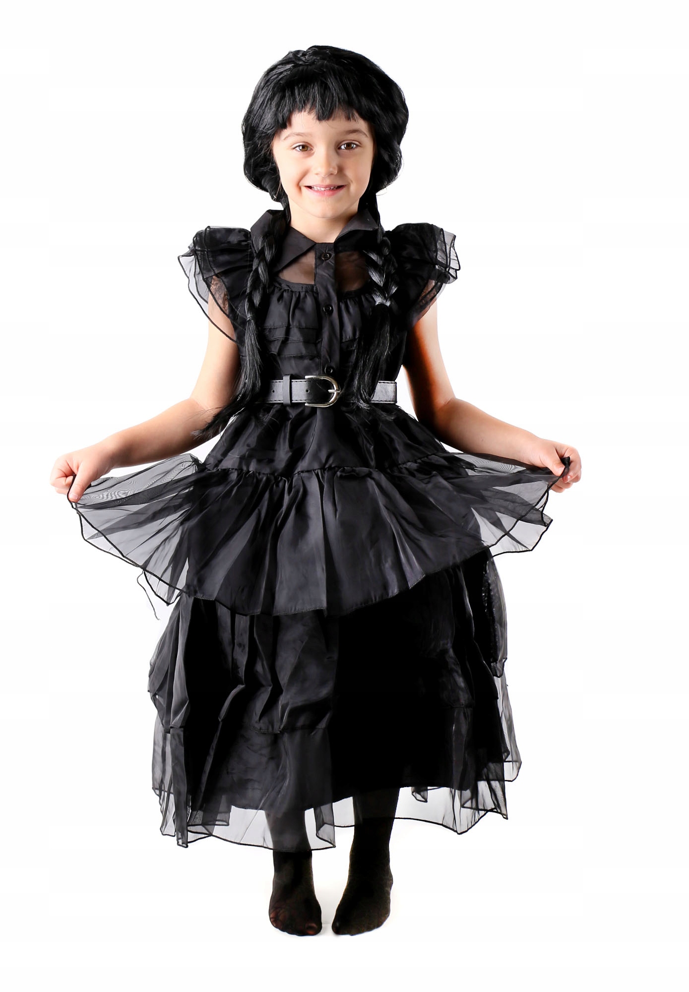 STRÓJ WEDNESDAY ADDAMS SUKIENKA BALOWA 150 Marka Cogio
