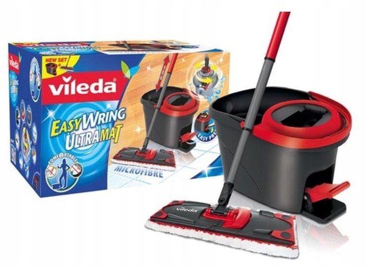 Vileda Easy Wring Ultramat Turbo Box, Mop+kbelík+w