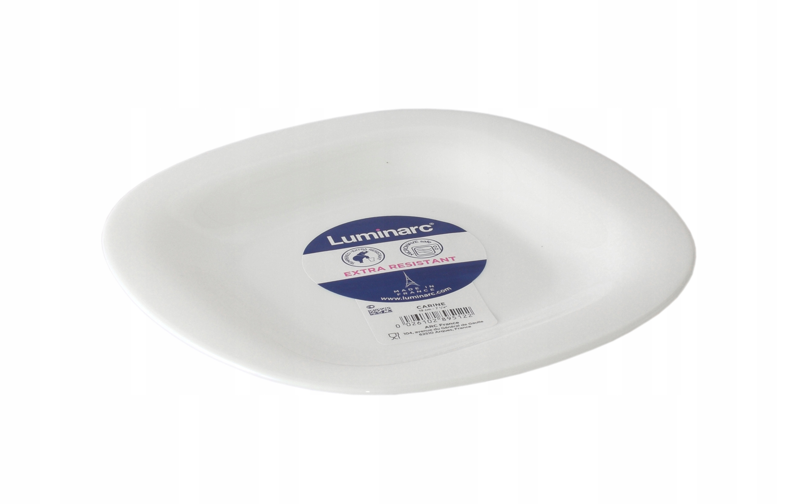 

Talerz deserowy 19 cm szklany talerze Carine 10008