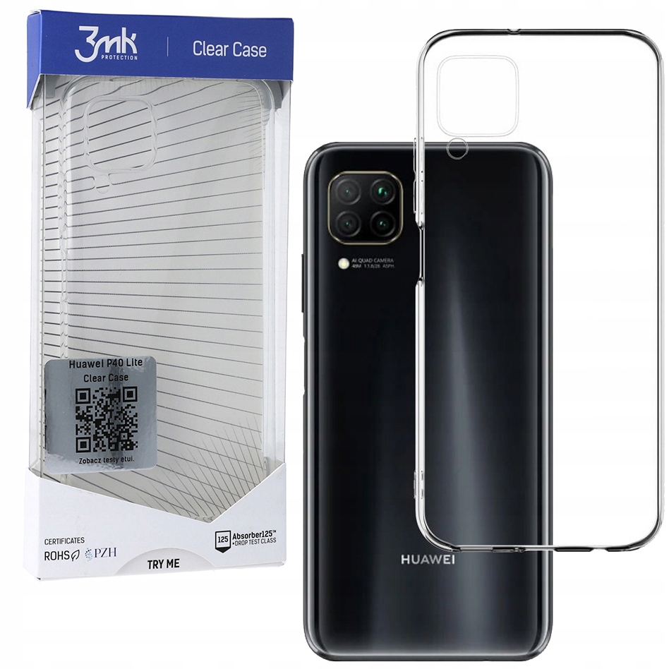 

Etui do Huawei p40 Lite, 3MK Clear Case, cover