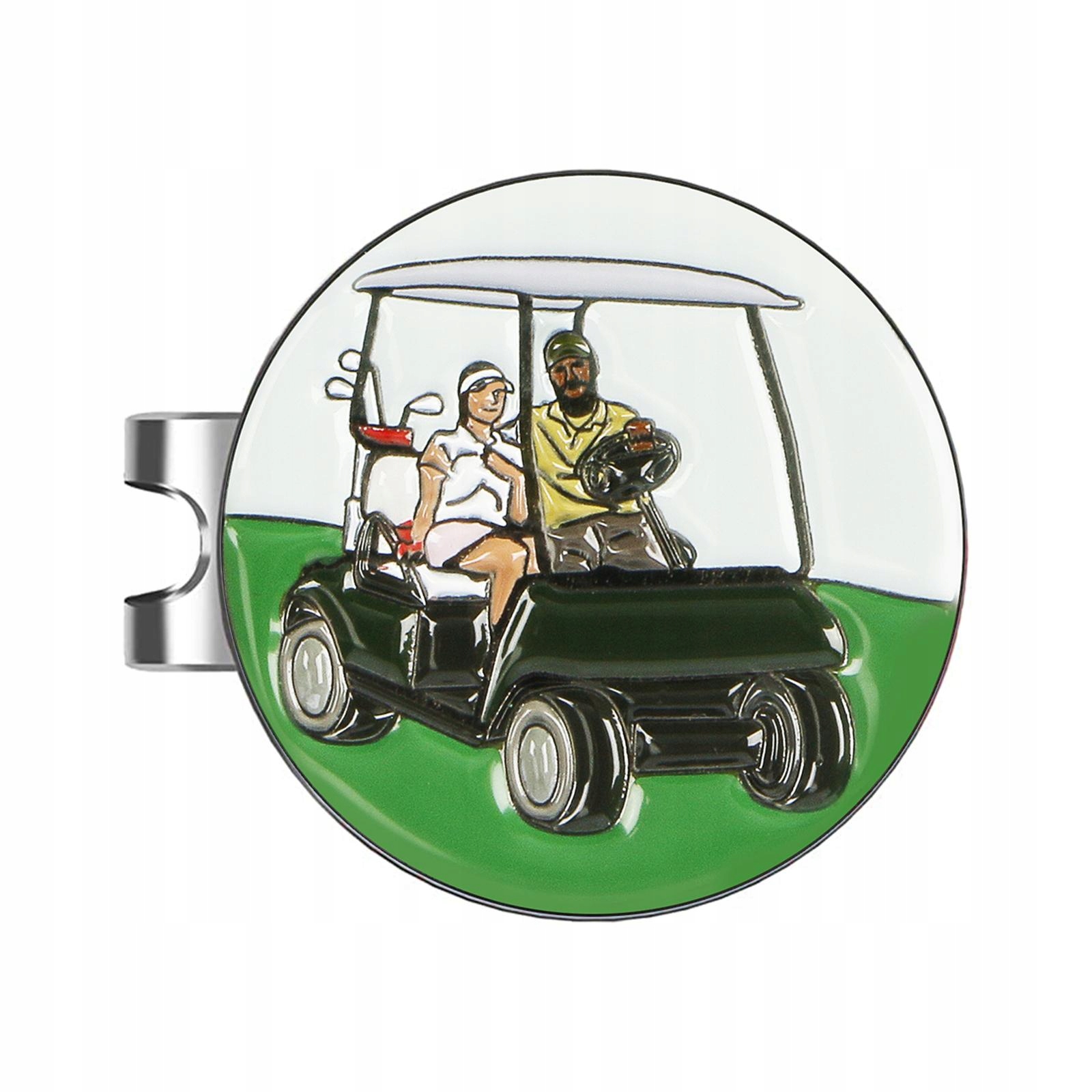 Marker na piłki golfowe ze wzorem samochodu