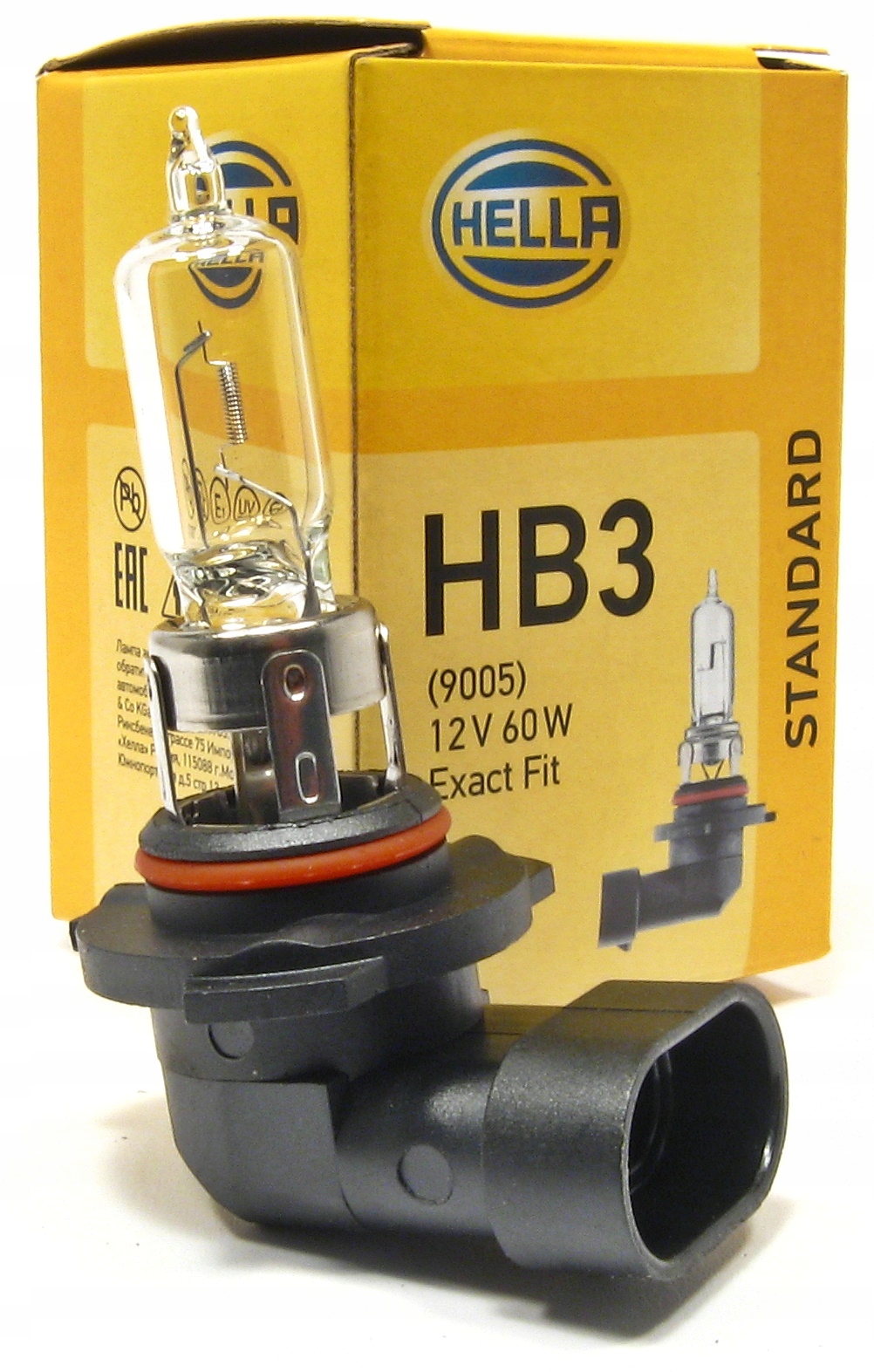 Żarówka HB3 60W 12V P20d Hella 1 szt.