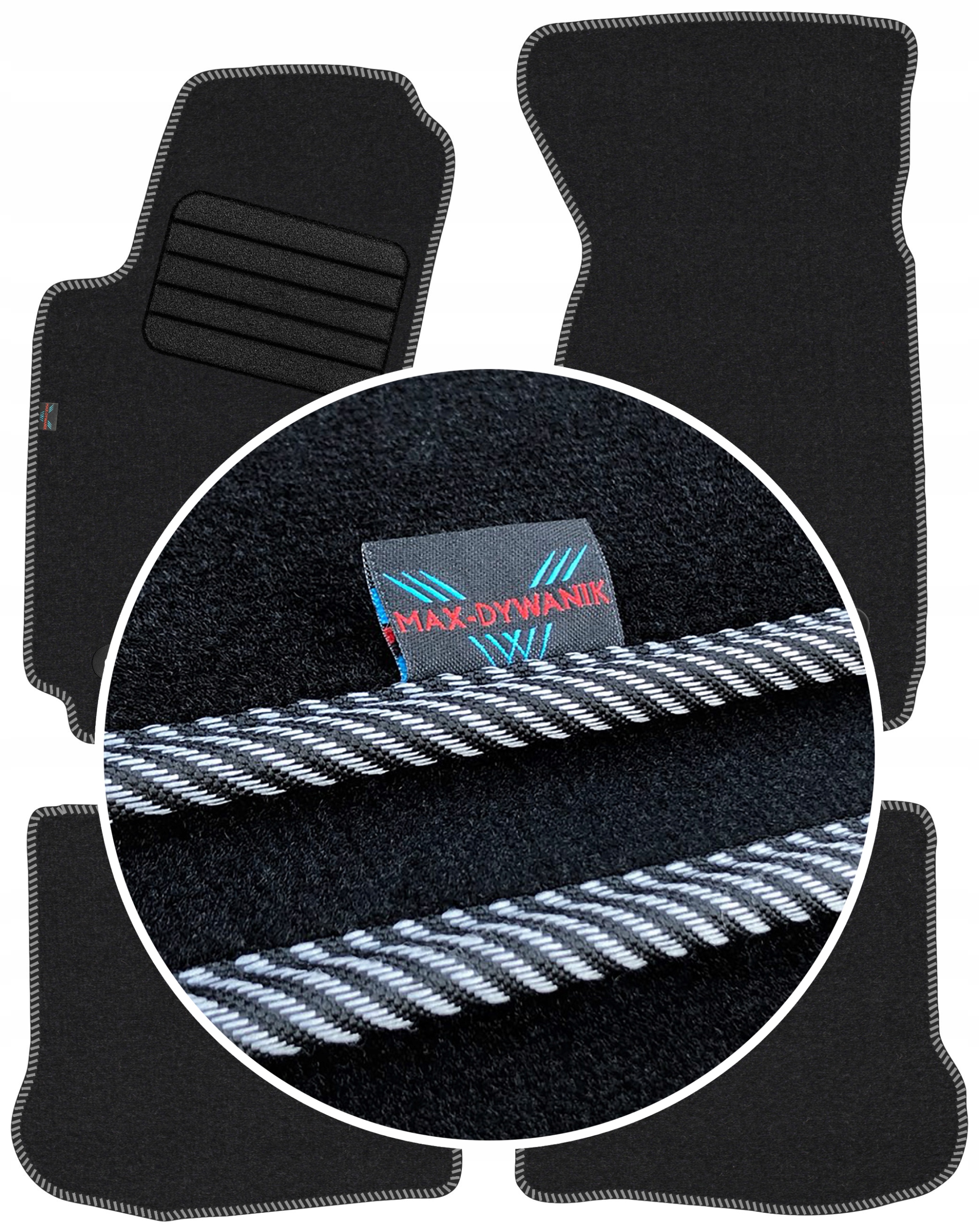 Audi A4 B5 1995-1998 Velurové autokoberce Koberce do auta
