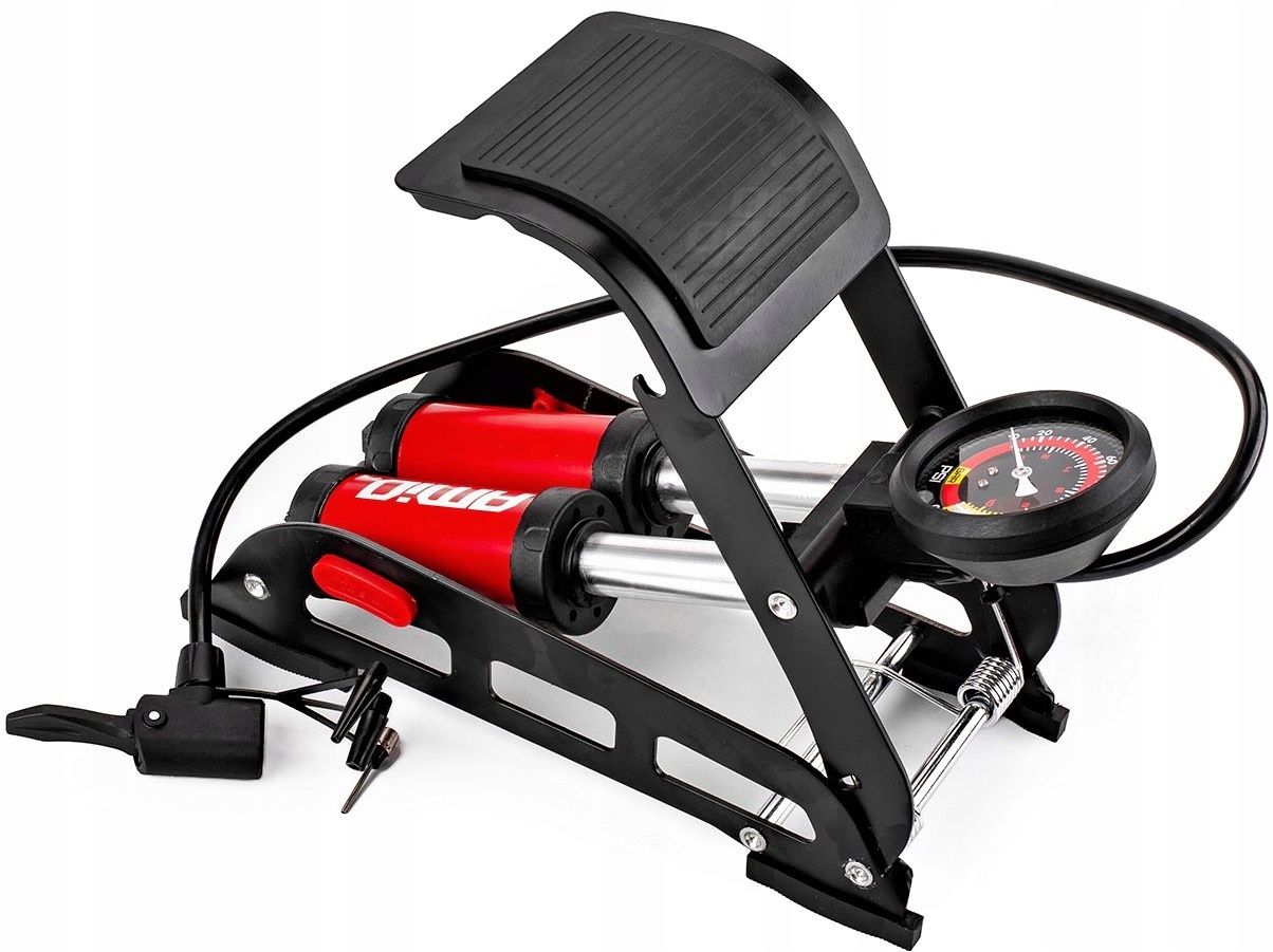 

Pompka Nożna Dwutłokowa Rowerowa Manometr 11BAR