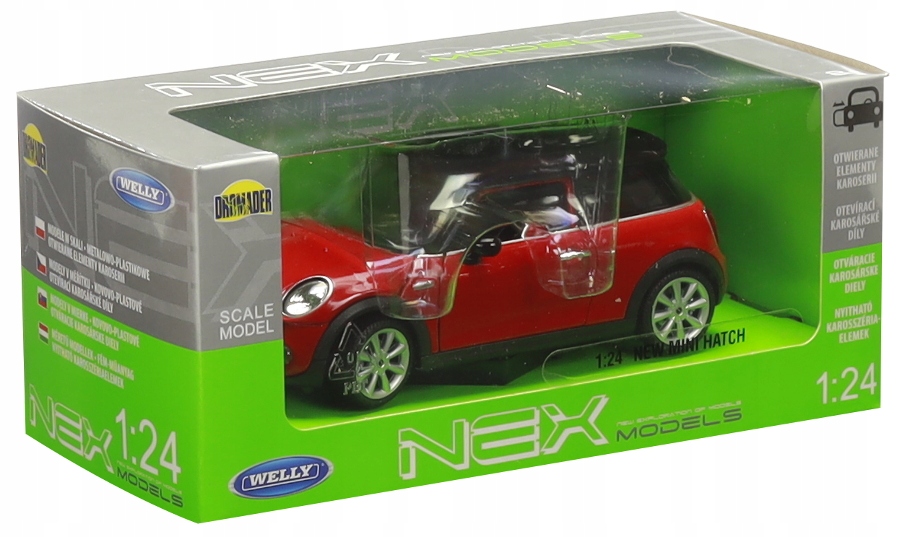 WELLY METALOWE AUTO NEW MINI HATCH OTW. DRZWI Płeć chłopcy