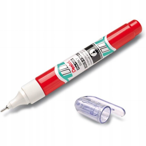 

Korektor w piórze Pentel ZL63 7ml metalowa końcówk