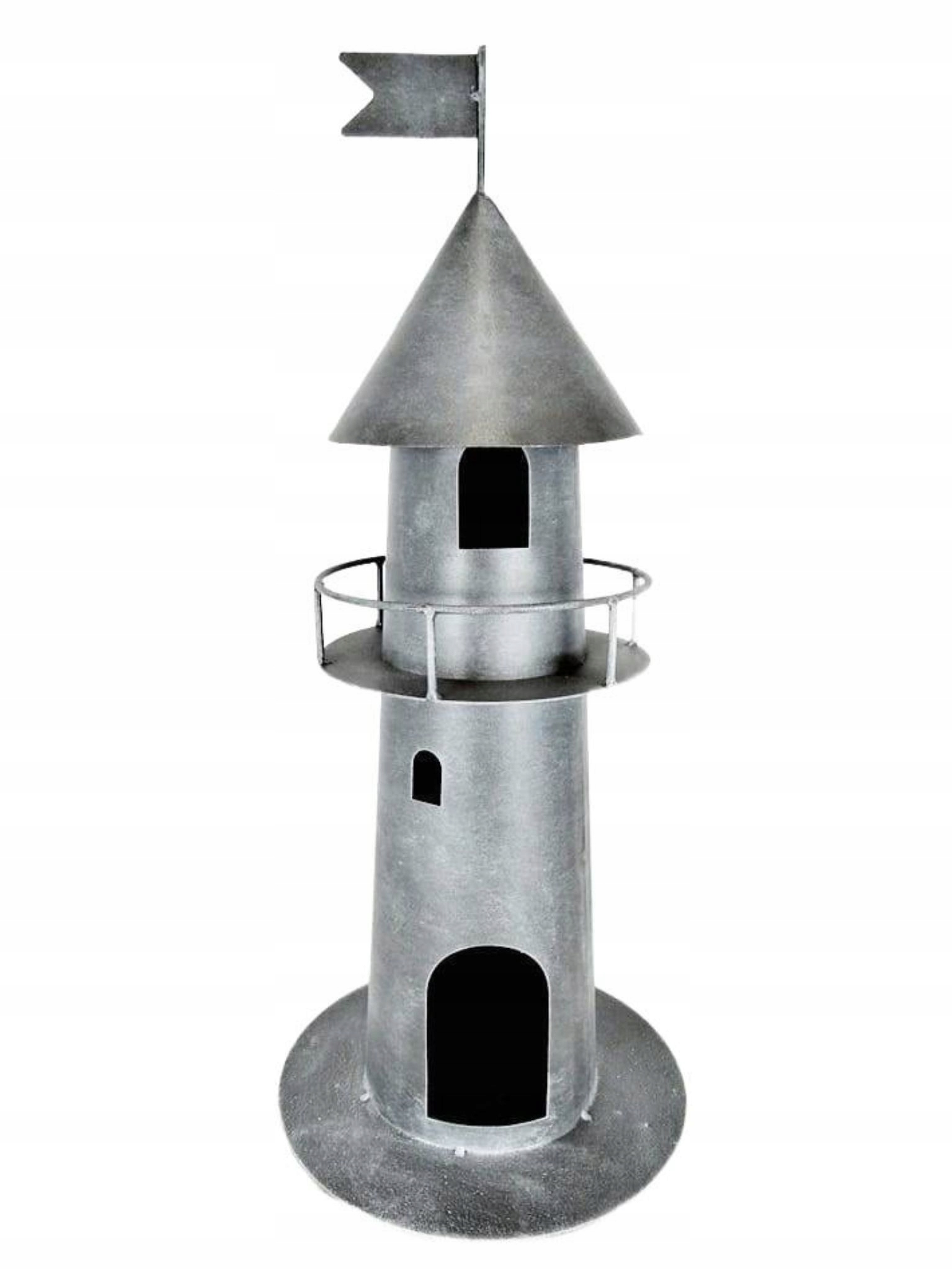 Dekoratívna maják 48x20 cm Karmnik Lampáš, antracit