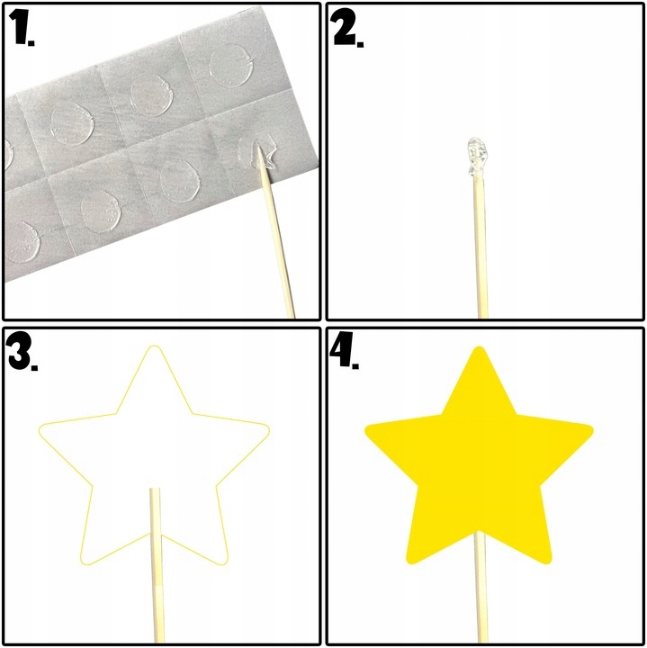 TOPPER PIKERY BRAWL STARS toppery na tort babeczki POSTACIE 10 szt Wysokość produktu 10 cm