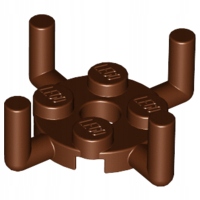 

Lego 98284 Płytka z Hakami 2x2 Brązowa Nowa (1g)