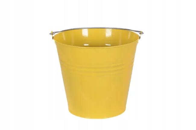 Wiadro 7 l Emaliowane Zolte Rim