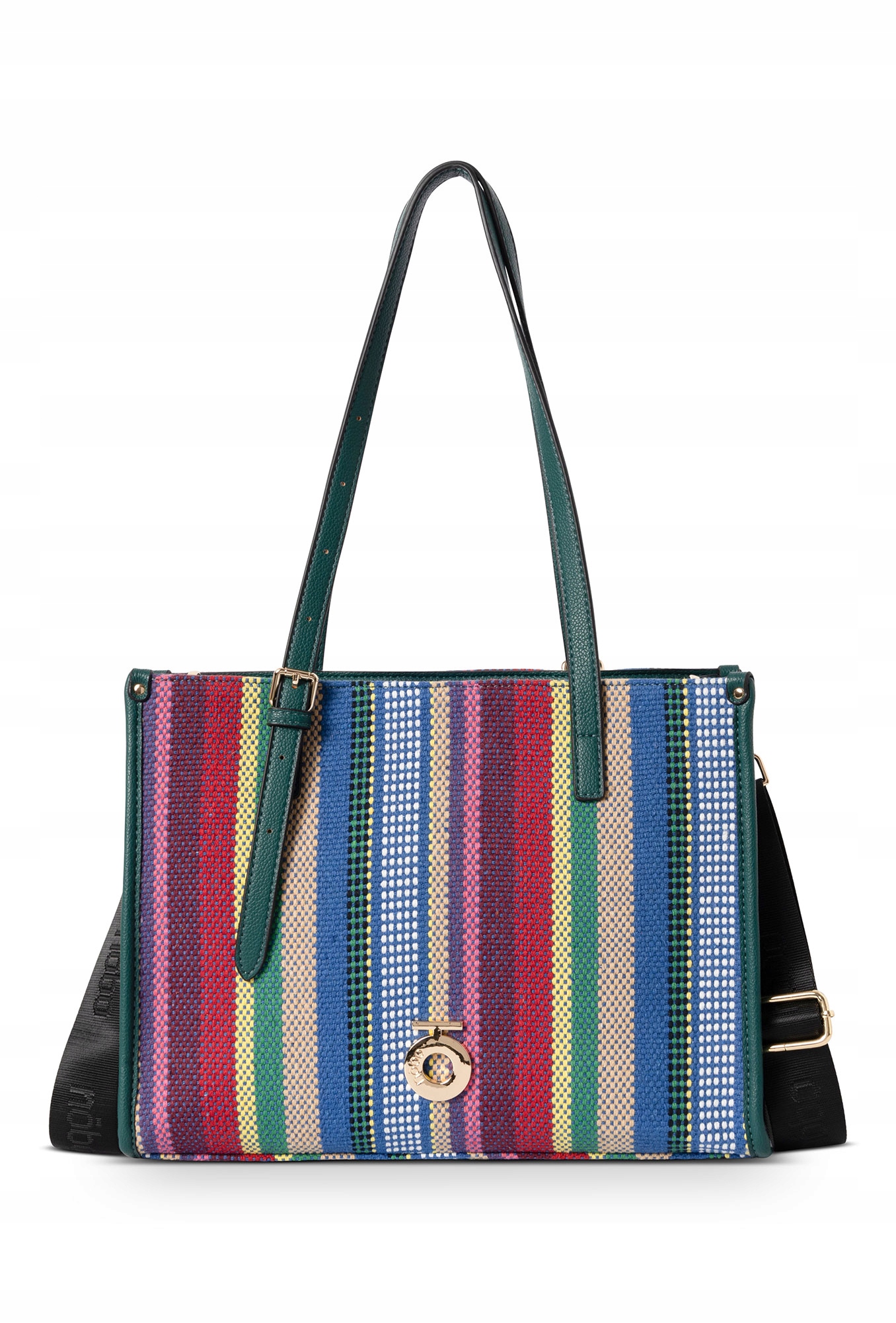 Nobo Letnia shopperka z plecionką